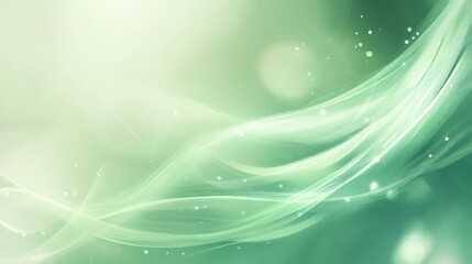 Wall Mural - fresh abstract background with a soft green gradient and a blurred effect