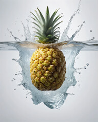 Splash meets pineapple: an invigorating display of freshness.