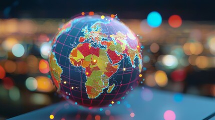 Wall Mural - international digital marketing campaigns powered by ai-driven insights and global consumer behavior