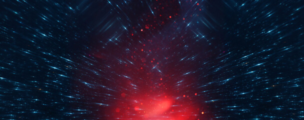 Wall Mural - abstract background of soft focus bokeh lights