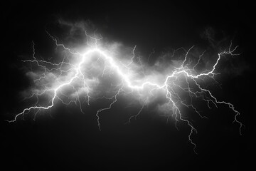 Aufkleber - For Thunder Games, a modern set with lightning effect. Using generative AI