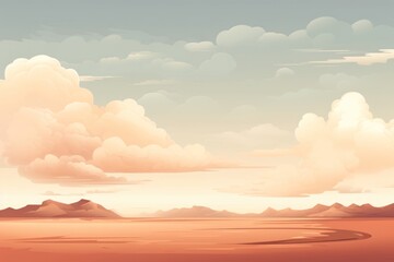 Canvas Print - cloud landscape backgrounds outdoors.