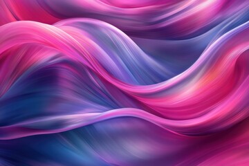 Wall Mural - a vibrant, swirling abstract background featuring flowing waves of pink and purple hues, perfect for