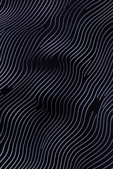 Wall Mural - an abstract design featuring smooth, flowing lines in a rhythmic pattern against a dark backdrop, pe