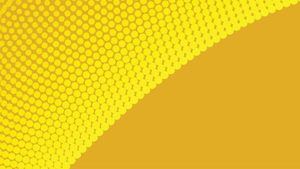 Yellow halftone with gradient abstract background for backdrop or presentation