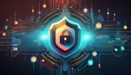 Wall Mural - information security