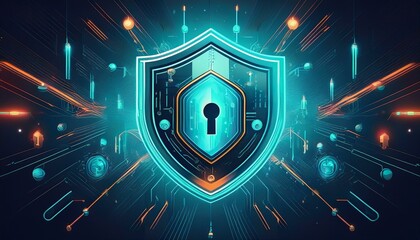 Wall Mural - information security