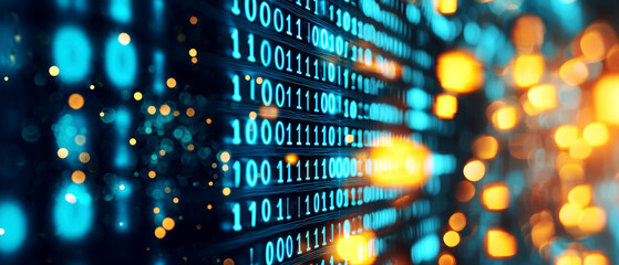 Wall Mural - code on the screen syntax information