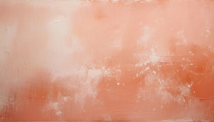 Poster - Ethereal Blush and Peach Textured Abstract Background with Gentle White Brushstrokes. Perfect for Branding in Beauty, Wellness, Minimalist Decor, and Elegant Product Display