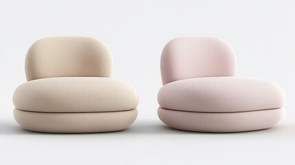 Explore the modern aesthetic of curvy lounge chairs a soft touch of minimalism in your living space design