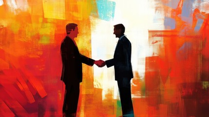 Business Partnership Handshake