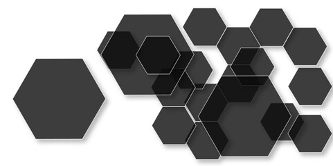 Abstract white background with hexagon and hexagonal background. Luxury white pattern with hexagons. abstract 3d hexagonal background with shadow. 3D futuristic abstract honeycomb mosaic background.