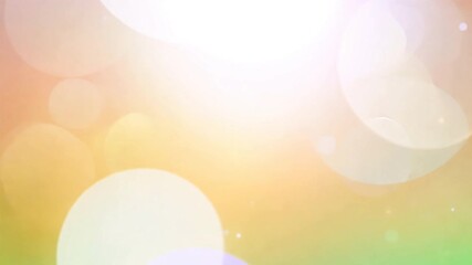 Sticker - abstract bokeh background: soft, ethereal orbs of light dance across a gentle gradient of pastel hue