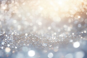 Wall Mural - blur light silver glittery background backgrounds shiny illuminated.