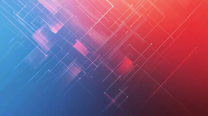 Wall Mural - Raspberry & shades of blue abstract shape background, Abstract pastel background blending blue pink waves with light rays flowing through for wallpaper