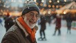 © Mosaic Mind - Smiling Senior Man in Winter Wonderland