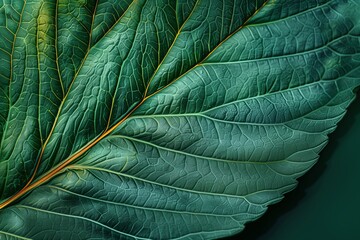 Wall Mural - Tropical leaf veins