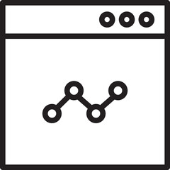 Poster - Web and Data Chart Icon