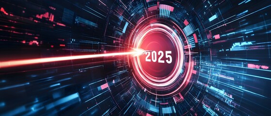Poster - Futuristic Concept Design for Year 2025