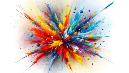Wall Mural - abstract colorful background