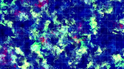 Satellite weather animation of earth map surface