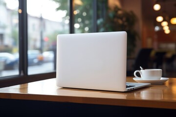 Canvas Print - stickers laptop computer coffee.