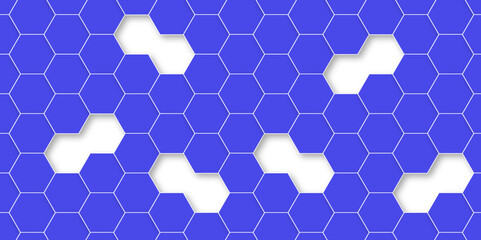 Abstract white background with hexagon and hexagonal background. Luxury white pattern with hexagons. abstract 3d hexagonal background with shadow. 3D futuristic abstract honeycomb mosaic background.