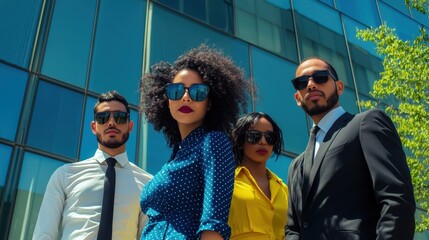 The Stylish Group in Sunglasses