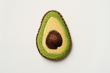 Poster - Avocado plant food pattern.