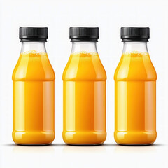 Poster - Orange Juice Bottle Isolated