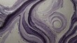 © claudunia - Fluid art with shiny lilac swirls