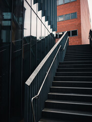 Wall Mural - Building staircase