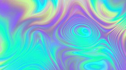 Poster - Liquid. Liquid metal. Mercury. Melting gold. Optical illusion. Hypnotism. Hypnosis. Abstraction, Psychedelic. Hallucinations. Multi-colored deformation. Loop Background