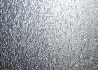 Detailed gray silver textured surface outlined under natural light. Generative AI