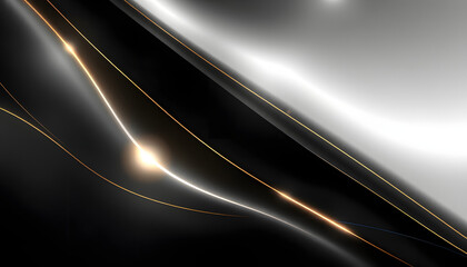 abstract black and gold are light with white the gradient is the surface with templates metal texture soft lines tech diagonal background gold dark sleek clean modern isolated with white highlights,