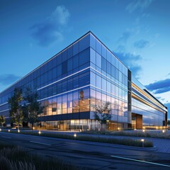 modern data center building 
