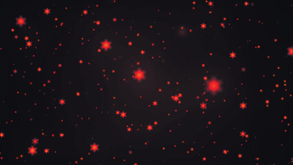 Wall Mural - abstract starry background. warm texture animation of stars on dark background. twinkling starry nig