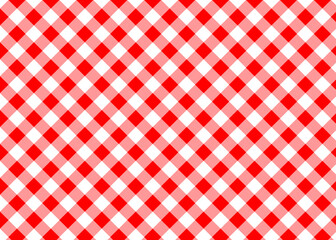 gingham red table cloth pattern for background texture template wall paper vector and illustration  