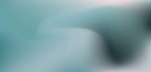 Wall Mural - Vibrant vector pale aquamarine green and pink soft blur mesh gradient background. Smooth digital watercolor wavy deep marine water concept for ui web design, aesthetic print, cover