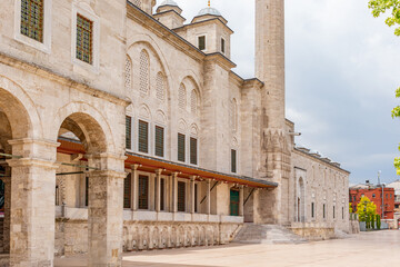 Wall Mural - General view of the historical Fatih Mosque Complex.