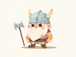 Angry Viking Illustration