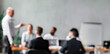 © Prostock-studio - Business Meeting, Blurred Background. Ceo Businessman Giving Speech During Corporate Meeting With Employees In Modern Office.