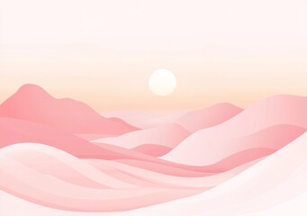 Abstract Desert Landscape