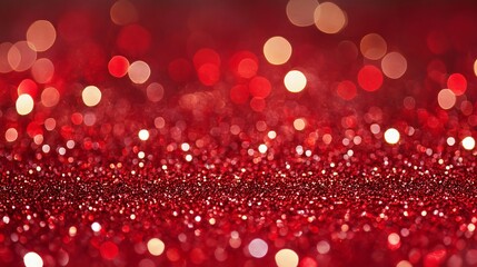 Wall Mural - red glitter texture background for christmas, sparkling holiday glitter effect on rich red backdrop,