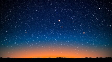 Wall Mural - 満天の星空