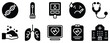 © Artcuboy - Health Care Icon Set Reliable Solid Style Collection for Medical Services