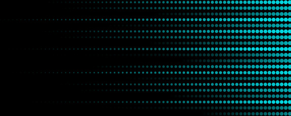 Wall Mural - blue techno background high speed style. big data visualization on dark space with dotted lines shap