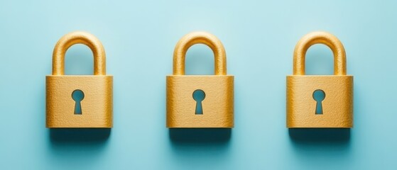 Poster - Unlocking security exploring the significance of padlocks in modern safety and privacy practices