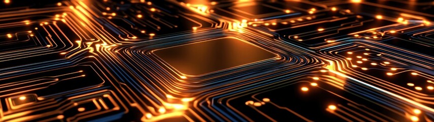 Poster - Exploring the intricacies of modern circuitry a glimpse into the future of technology and innovation