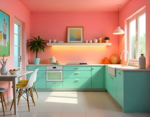 interior design of a kitchen